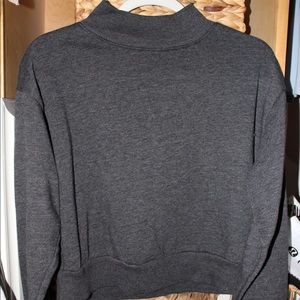 Crew neck Dark Gray Sweatshirt